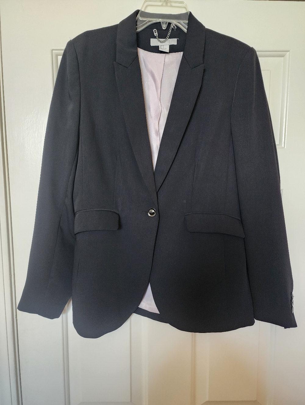H&M Classic Black Single-Button Blazer